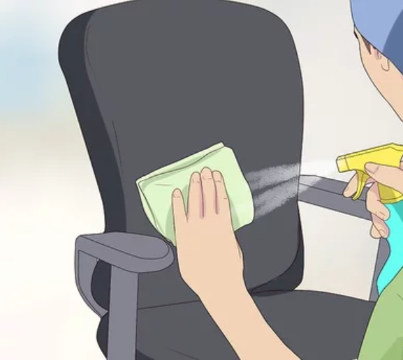 二手办公椅清洁处理效果图